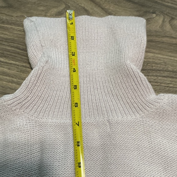 kendall & kylie cable cropped turtle neck sweater size large - Picture 5 of 9
